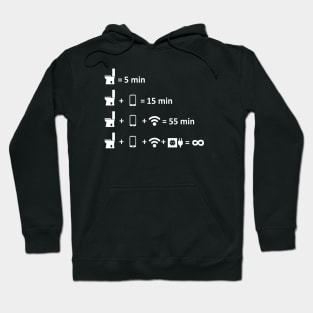 Funny Bathroom Schedule Hoodie